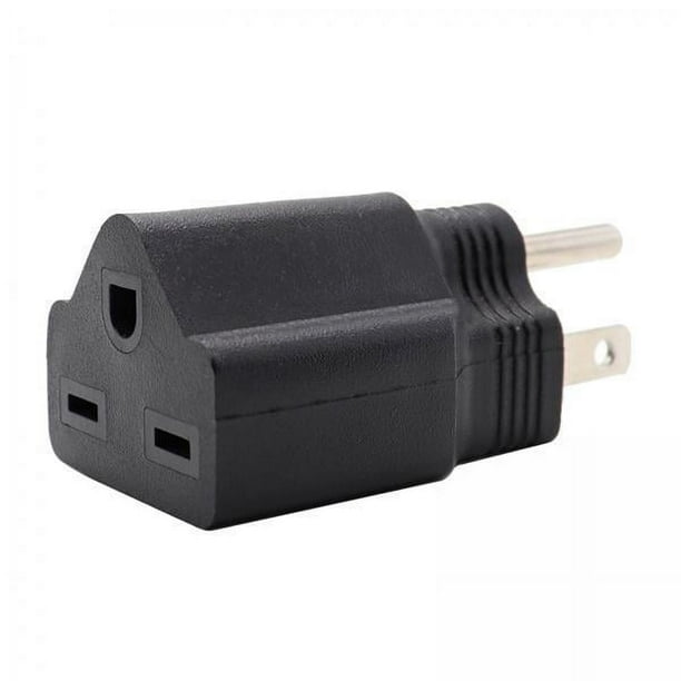 Adaptador,Adaptador de enchufe de 2 clavijas a 3 clavijas para exteriores.,Adaptador de enchufe americano a europeo Travel power,Enchufe adaptador de salida de 2 clavijas a 3 2 piezas
