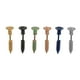 thumbnail image 5 of 6 pares de pendientes para hombre, unisex, de acero inoxidable, con cruz yeacher  Arete, 5 of 7