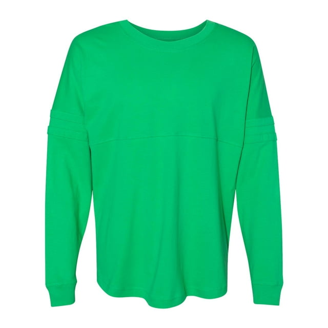 Boxercraft T-Shirt à Manches Longues en Jersey avec Pompons, S, Vert Printemps