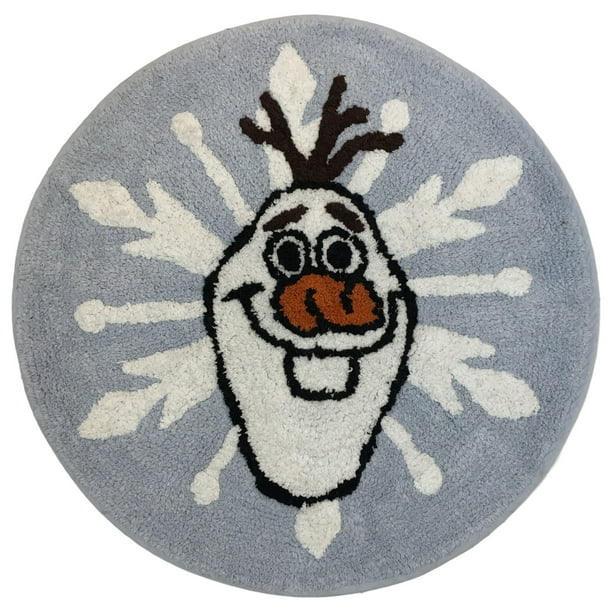 Disney Frozen Bath Rug Olaf Cotton Pile 24 Round Mat Com Disney Frozen Bath Rug Olaf Cotton Pile, 24 Round Bath Rug