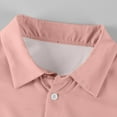 thumbnail image 7 of GrmtClth Button Down Shirt Men Long Sleeve Regular Fit Dress Shirt Business Soft Solid Color Casual Shirts Pink XXXL, 7 of 7