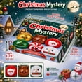 thumbnail image 6 of CQHVKQ 6 Pack 2" Christmas Mini Dumpling Squishy Mystery Box, Christmas Mystery Squishy Dumplings, Glitter Dumpling Stress Squeeze Balls, Mystery Surprise Christmas Squishy Toys for Kids, Age 3+, 6 of 10