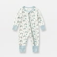 thumbnail image 7 of WIBACKER Newborn Viscose from Bamboo Sleeper 2-Way Zipper Pajamas for Baby Boys & Baby Girls Snug Fit One Piece, 7 of 7