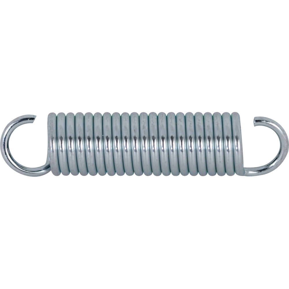 Extension Spring, 7/16 in. x 2 in. x 0.062 in., Steel, Single Loop