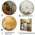 thumbnail image 3 of Designart "Golden Faith Representation" Religious Landscape Wall Art Living Room, 3 of 7