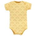 thumbnail image 4 of Hudson Baby Cotton Bodysuit, Pant and Bib Set, Kind Human, Newborn, 4 of 5