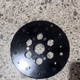thumbnail image 2 of Guide Bushing Router Plate, Metal Construction, 1-1/4 Inch Center Opening, Black, 1 Set in OPP Bag, 2 of 6