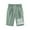 Green, variant on Shorts For Girls Kids Drawstring Elastic Waist Shorts Casual Solid Color Letter Print Knee Length Shorts With Pockets Breathable Pants Size 3-4 Years