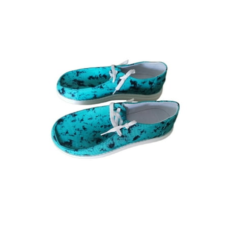 

Gomelly Ladies Breathable Comfort Shoes Comfortable Slip On Flats Walking Driving Anti-Slip Loafers Green 9