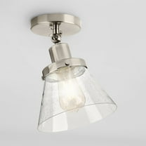 Luxury Modern Farmhouse Ceiling Light, Brushed Nickel, UHP4660