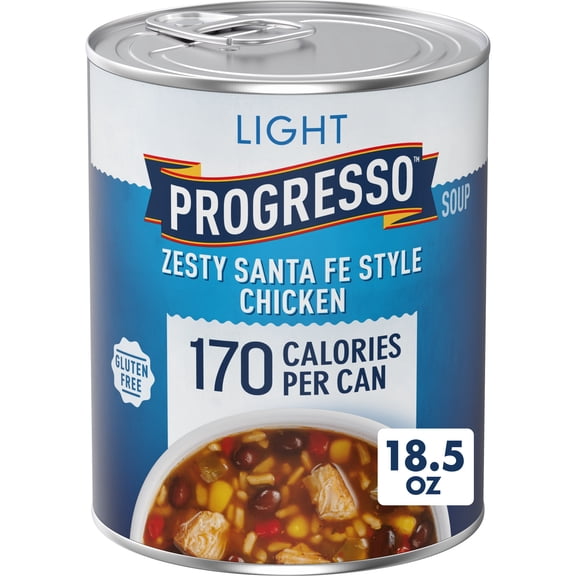 Progresso Light, Zesty Santa Fe Style Chicken Soup, Gluten Free, 18.5 oz.