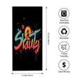 thumbnail image 3 of Vibrant Graffiti - Style Beach Towel for Women - Bold Colors Dynamic Design Perfect for Pool Travel & Bath Use, 3 of 6