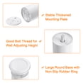 thumbnail image 3 of 4Pack Metal Adjustable Furniture Legs for Bed Cabinet 150-160mm(5.9"-6.3"), White, 3 of 6