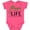 Vintage Hot Pink, variant on Inktastic Donate Life-be an Organ Donor Boys or Girls Baby Bodysuit
