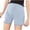 Blue, variant on Maternity Pajama Shorts for Women Summer Solid Color Casual Pregnancy Short Pants Comfy Breathable Elastic High Waist Belly Support Bottom Shorts