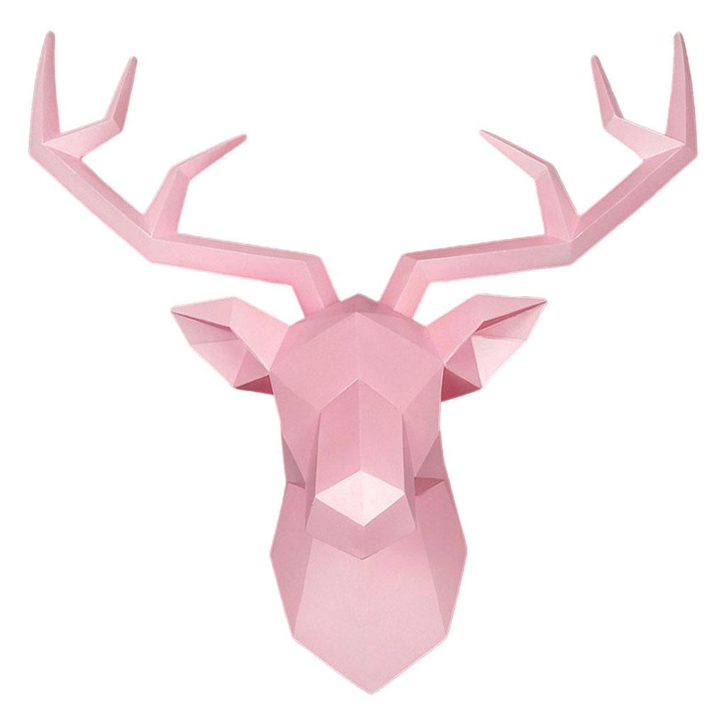 Wall Décor Wall Sculpture Wall Decor Sculpture Bedroom Living Room Study Wall Sculpture Decoration Environmentally Friendly Resin Wall Art Antlers Removable Three-Dimensional Wall Decoration 