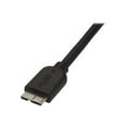 thumbnail image 2 of StarTech.com 3m 10 Pieds Slim USB 3.0 A to Micro B Cable M/M - Mobile Charge Sync USB 3.0 Micro B Cable for Téléphone Intelligent and Tablets (USB3AUB3MS) - Câble USB - Micro-USB Type B (m) vers USB Type A (m) - USB 3.0 - 10 Pi - Moulé - Noir - pour P/N : S2510BU33PW, S251BMU3FP, S251BRU33, Slsod, 2 of 3