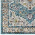 thumbnail image 2 of Success Anisah Distressed Floral Persian Medallion 5x8 Area Rug Light Blue Ivory Yellow Orange, 2 of 7