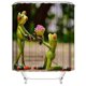 thumbnail image 1 of Animals Shower Curtain 150*180cmLove, Frog Shower Curtain Waterproof Polyester Shower Curtain with 12 Hooks for Christmas Decoration, Bathroom Curtain, 1 of 4