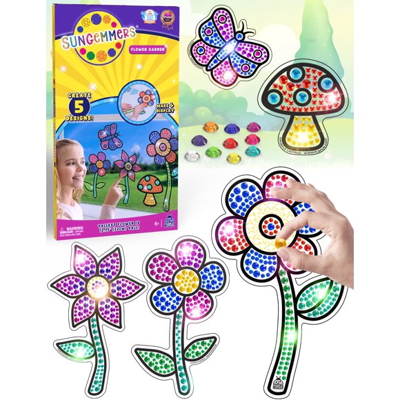SunCatcher Kit PURPLE LADYBUG SunGemmers Diamond Art para niños mayores de 6 años