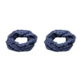 thumbnail image 2 of Qarigey Bufandas Niños Cálido Algodón Niños Mantón Invierno Moda Niños Bufanda Estampado Patrón Cómodo Conjunto Cabeza Bufandas Niño Azul profundo 2piezas Qarigey CBP038571, 2 of 5