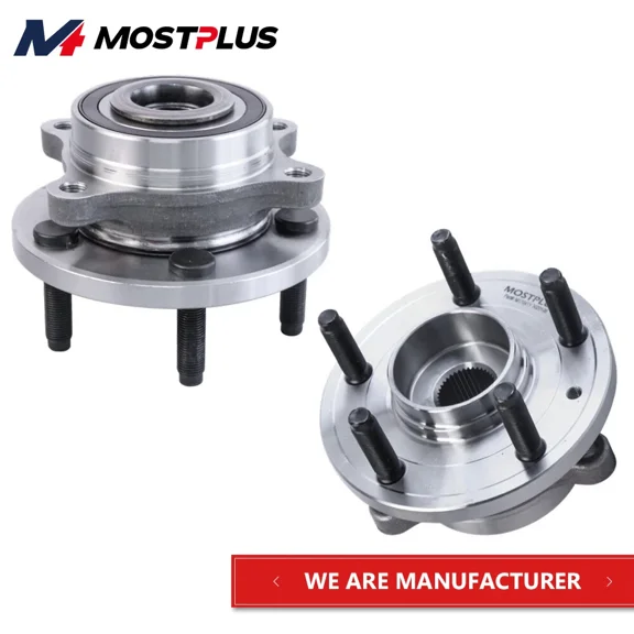 MOSTPLUS Set(2) Front Wheel Hub Bearing Assembly for Ford Taurus Flex Lincoln MKS 513275
