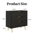 thumbnail image 2 of Dresser for Bedroom with 6 Storage Drawers,  Fluted 6 drawer dresser,  Modern Wood Chest of Drawers for Bedroom Living Room Hallway, 2 of 6