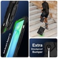 thumbnail image 3 of Funda Resistente a Golpes para Samsung Galaxy Tab S10 FE, Galaxy Tab S9 FE, Galaxy Tab S9, Funda Protectora de Silicona + Capa de PC Anti Caída con Asa Cuadrada Giratoria de 360° y Correa para el Hom, 3 of 8