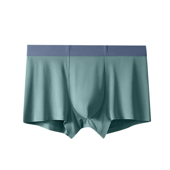 Mens Underwear Men Casual Solid Mid Waist Hip Lift Breathable Boxer Underwear Pants
