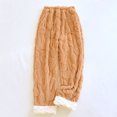 thumbnail image 2 of HAiming Womens Pajama Pants Winter Fuzzy Fleece Lounge Pants Warm Pjs Bottoms Casual Elastic Waist Comfy Home Trousers, 2 of 8