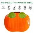 thumbnail image 4 of Honmine Pumpkin Shaped Serving Plate Cute Ceramic Tray for Snacks Desserts and Fruits Decorative Food Serving Dish for Parties Thanksgiving and Home Use, 4 of 6
