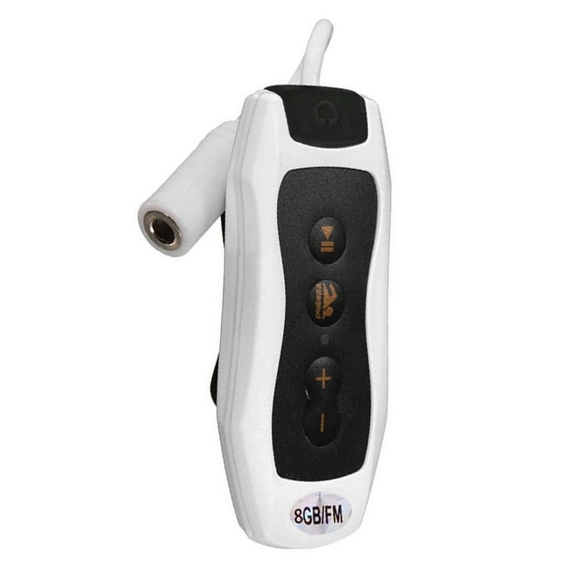 Mini IPX8 Waterproof MP3 Music Player FM Radio 4G/8G Waterproof MP3 Player Clip Design Sport Running Swimming Diving Music Player