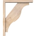 thumbnail image 3 of Ekena Millwork 3 1/2"W x 20"D x 24"H Funston Block Smooth Bracket w/ Offset Brace, Douglas Fir, 3 of 25