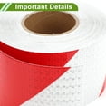 thumbnail image 3 of Cinta de Pinstripe Adhesiva de Liberación de Aire Universal de 164.04ft x 3.94" para Automóviles en Rojo y Blanco, 3 of 6