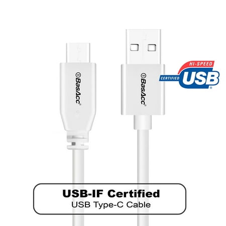 BasAcc 3.3' USB Type C, USB C to USB A Cable for Nintendo Switch GoPro Hero 5 Macbook Pro ipad pro (2018) Retina Samsung Galaxy Note 8 S10 S9 S9+ Plus S8 S8+ LG V30 G6 Huawei P10 Moto Z Play (Best Way To Play Videos On Ipad)
