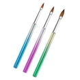 thumbnail image 1 of Pinceles de pintura de uñas Zulema 3 piezas pincel de acrílico para uñas, 1 of 7