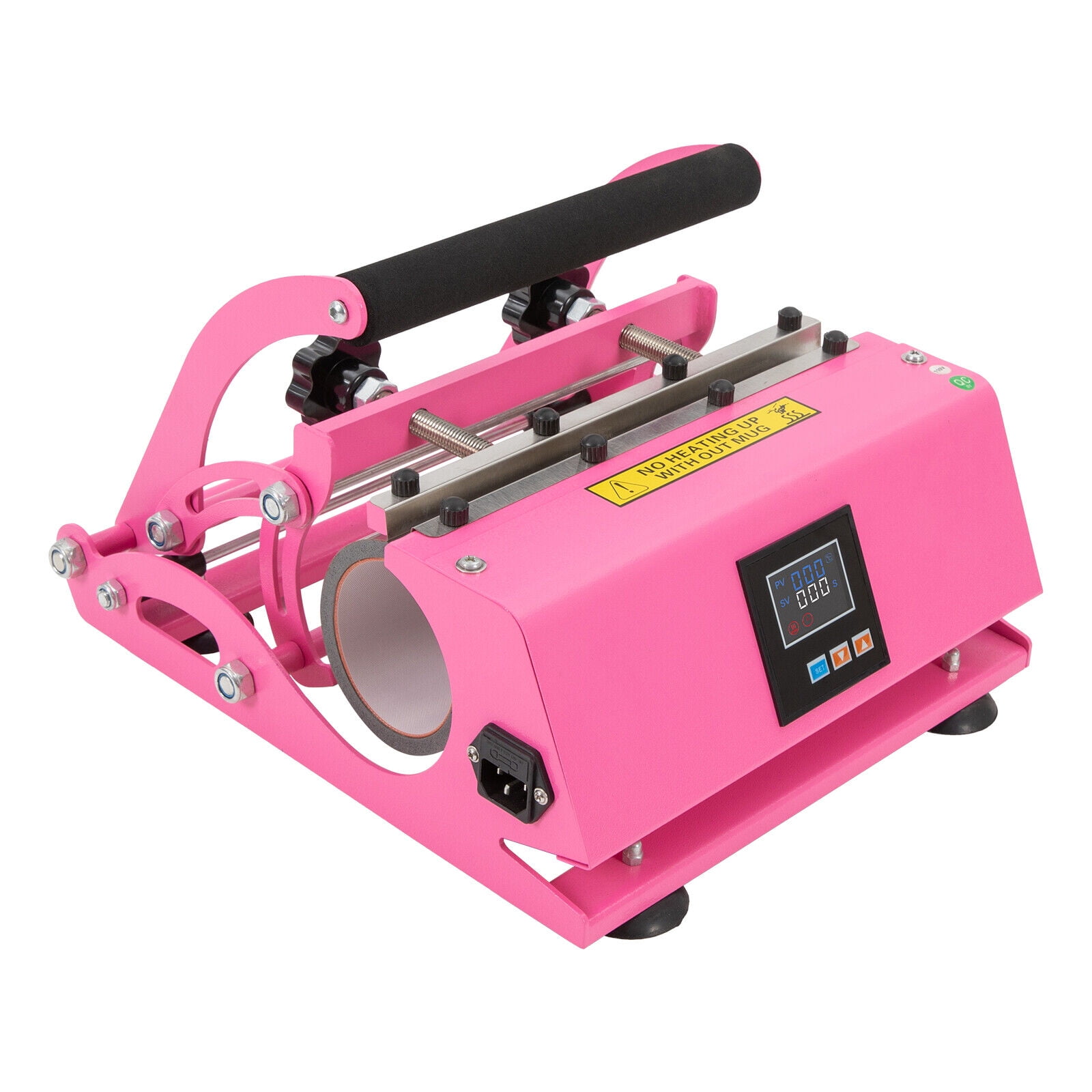 30OZ Mug Cup Jar Heat Transfe,Tumbler Heat Press Machine,Pink,500W