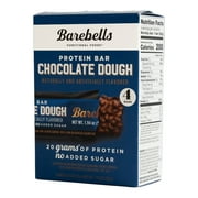 Barebells Protein Bars with 20g High Protein, 1.9oz Bars, Chocolate Dough - 4 Count
