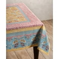 thumbnail image 3 of Maison d' Hermine Marquise 100% Cotton Tablecloth for Kitchen Dining | Tabletop | Decoration | Parties | Weddings | Spring/Summer (Square, 54 Inch by 54 Inch)., 3 of 5