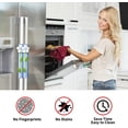 thumbnail image 3 of BBKON Refrigerator Door Handle Covers Set of 2, Washable Without Fading or Cracking, Blue Fridge Door Handle Cover Keep Your Kitchen Appliance Clean from Smudges, Drips, Food Stains, Oil (Blue), 3 of 7