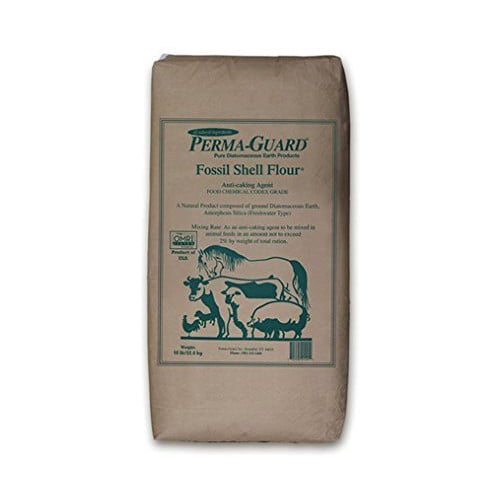 2-1 lb packs Perma-Guard Food Grade Diatomaceous Earth CODEX White DE 