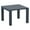 Multicolor, variant on 55" Gray Extendable Rectangular Outdoor Patio Dining Table