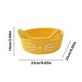 thumbnail image 3 of Gnmfd Cats Ear Woven Storage Basket, Cotton Thread Organizer for Household Office Cosmetics Snacks, Toy Organizers and Storage, Cube Storage Organizer, Stuffed Animal Storage, Closet Organizers, 3 of 6
