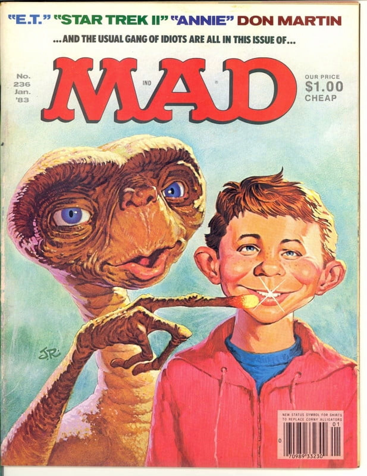 MAD Magazine Vintage Collectible #236 JAN 1983