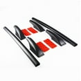 thumbnail image 5 of Yassdwbn 39" Car Decorative Side Bars Rails Roof Rack Top Frame Cover Trim Black Aluminum, 5 of 5