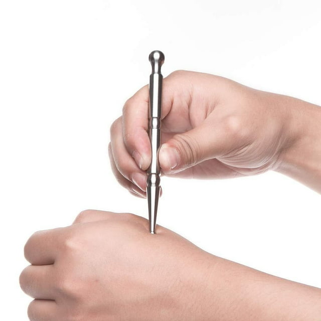 Cara del cuerpo Punto de acupuntura Barra de acero inoxidable Barra de fortalecimiento de meridianos de dragado