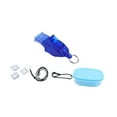 thumbnail image 2 of Silbato deportivo resistente, portátil, ligero, multiusos, con cordón para entrenadores. Azul oscuro, 2 of 8