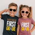 thumbnail image 2 of Godmerch Boys Girls First Day of First Grade Back To School Cotton Shirts Graphic Comfortable Tee, 2 of 6