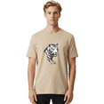thumbnail image 2 of Black-And-White-Tiger Mens Graphic Tee, 100% Cotton, Casual Summer Wear BAA163, 2 of 2