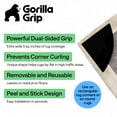 thumbnail image 3 of GORILLA GRIP Rug Gripper Pads Removable Sticky Pad Keeps Rugs Corners from Curling, 7x4 inch, 4 Pack, 3 of 10
